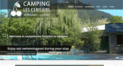 Desktop Screenshot of camping-cerisiers.com