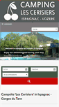 Mobile Screenshot of camping-cerisiers.com